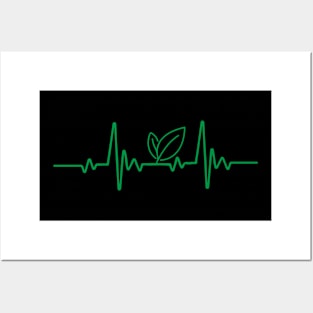 Vegan Heartbeat Posters and Art